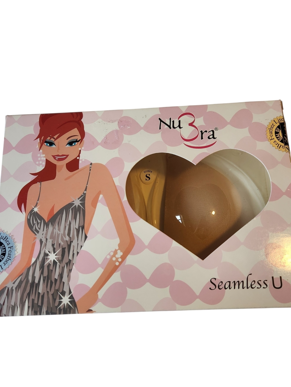 Sealed Nu Bra Seamless Self Adhesive Sz Small Nude Backless Strapless Invisible